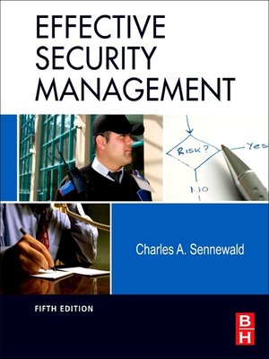 cover image of Effective Security Management